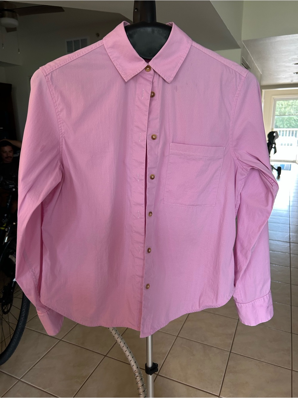 lululemon athletica Pink Button-Down Shirt